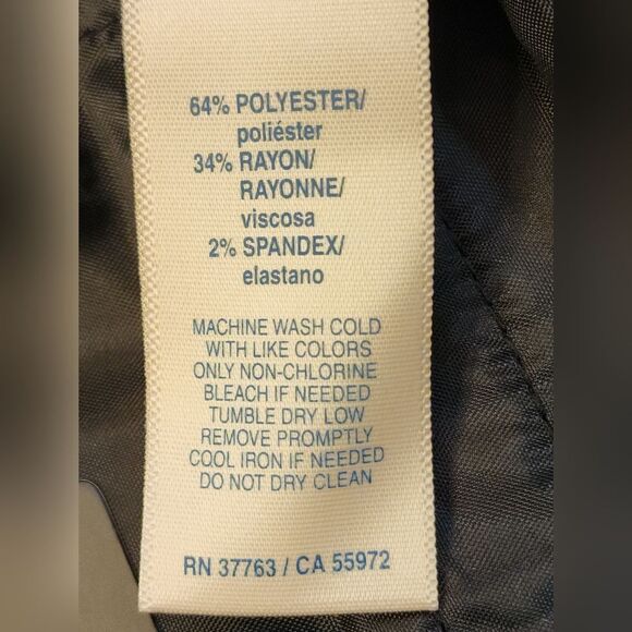 Rafaella Bohemian Voyage Black Pants Slacks Size 12 - Picture 7 of 7